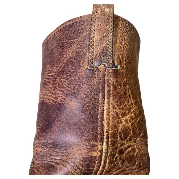 Frye Belted Harness Boots Mens 10 M Motorcycle Engineer Square Toe USA Leather - Picture 6 of 16